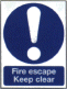 Fire Escape Keep Clear