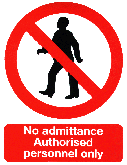 No Admittance